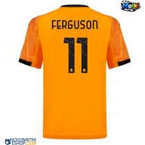 Moški Nogometni dresi AS Roma Evan Ferguson #11 Gostujoči 2025-26 Kratek Rokav